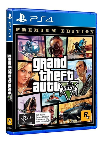 Imagen 1 de 2 de Grand Theft Auto V Premium Edition Gta5 V Fisico Sellado Ade