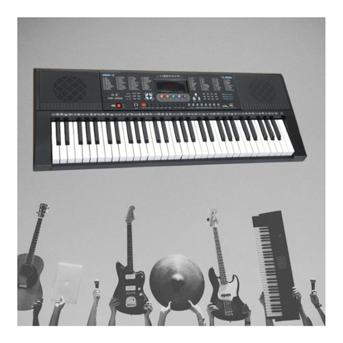 Imagen 7 de 9 de Piano Eléctrico 61 Teclas Teclado Musical Usb