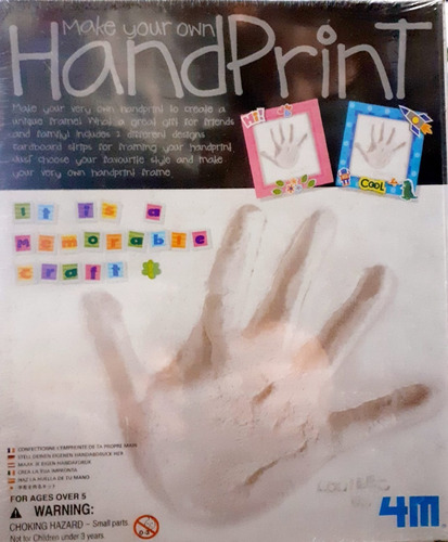 4m 4556 Make Your Own Hand Print Milouhobbies