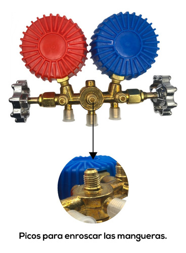 Manometro Para Refrigeracion Gas R22 / 134 Manifold Envio