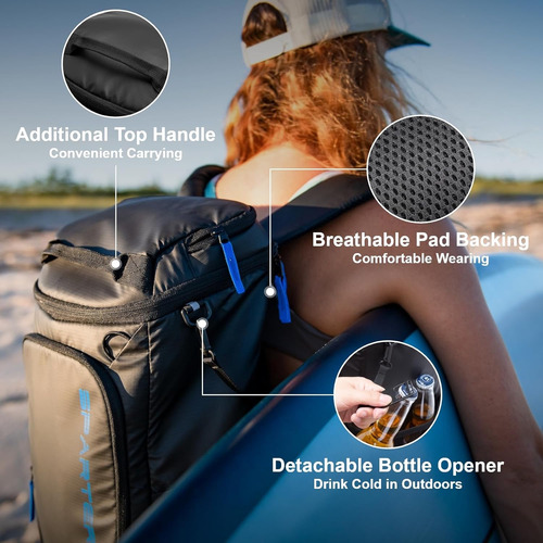 Sparter Mochila Térmica Aislada Con Capacidad De 30 Latas