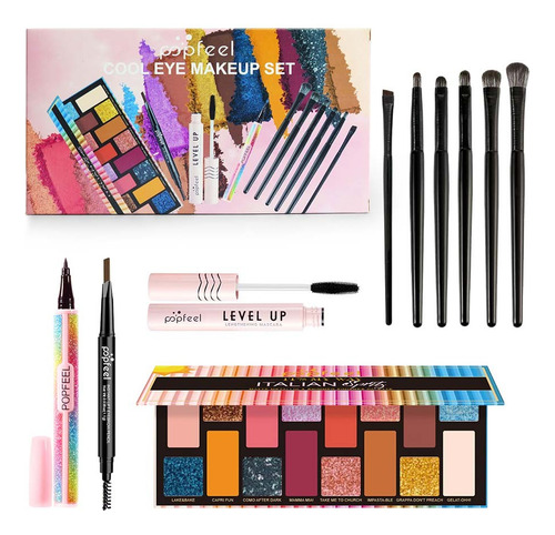 Conjunto De Maquiagem H, Sombra De 16 Cores, Paleta, Sombra