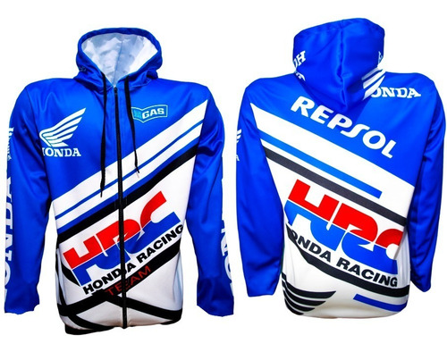 Campera Honda Sublimada Motoscba