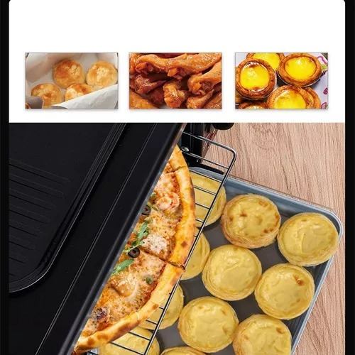 Máquina Para Hacer Desayuno 3 En 1 Horno Cafetera Sarten