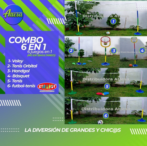 Voley Futbol Tenis Basquet Tenis Orbital Hand Gol Serabot 6