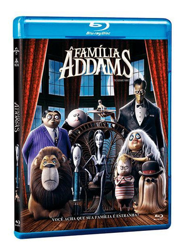 Blu-ray A Família Addams - Animação 2019 - Original Lacrado