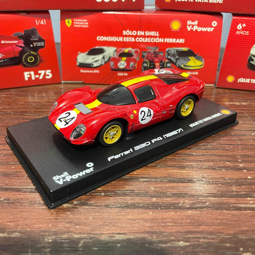 Ferrari 330 P4 - Auto Shell Bluetooth Coleccion 2023 Color Rojo