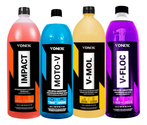 V-floc Impact Moto-v V-mol Pre Lavagem Vonixx