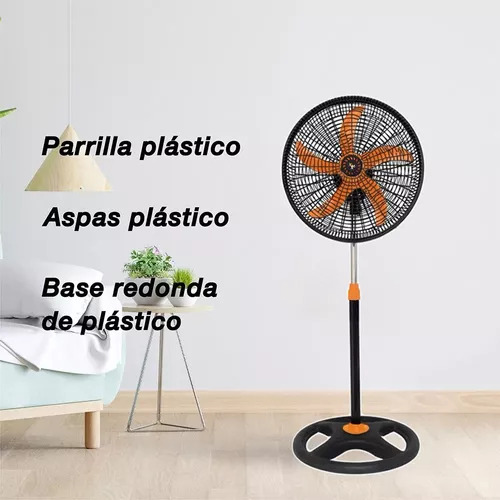 Ventilador De Piso Ventilador De 5 Aspas Ventilador Pedestal