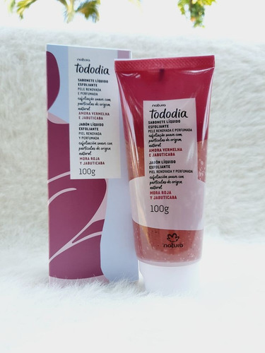 Natura Crema Corporal Y Exfoliante Todo Día Mora Roja Y Jabuticaba