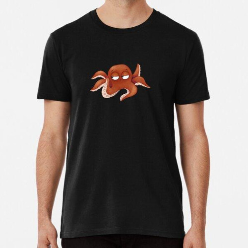 Remera Pulpo Deprimido Algodon Premium