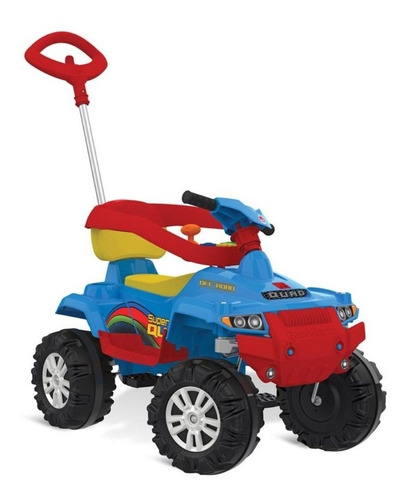 Carrinho Superquad Passeio & Pedal Bandeirante Azul 592