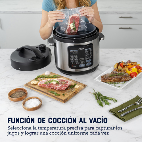 Multiolla Oster 5.7 Lt 14 Funciones Ckstpcect57df Gris Gris 50 Hz