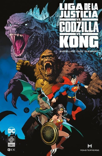 Liga De La Justicia Vs Godzilla Vs Kong Ovni Press (español)