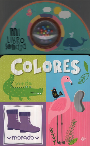Colores - Mi Libro Sonaja Con Sonido Incluye Sonajero