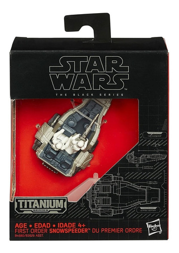 Star Wars The Black Series Titanium Nave First Order B3929