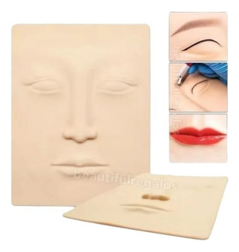 Piel Sintética Para Practica De Microblading Set De 4 Unds