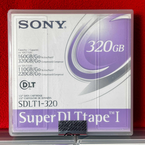 Lote 3 Sony Super Dlt Tape I 320 Gb Sdlt1-320 Original Sello (Usado)