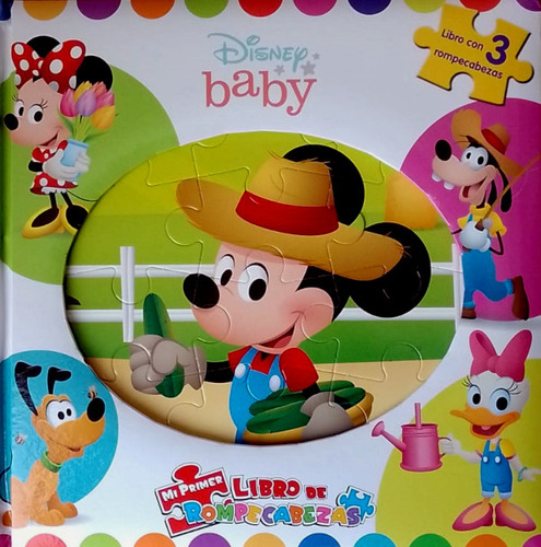 Disney Baby, Mi Primer Libro De Rompecabezas, De Varios Autores. Serie 2764379202, Vol. 1. Editorial Penguin Random House, Tapa Dura, Edición 2023 En Español, 2023