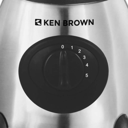 Imagen 6 de 9 de Licuadora Jarra Vidrio Acero Inox 600 Watts Ken Brown Kbl600