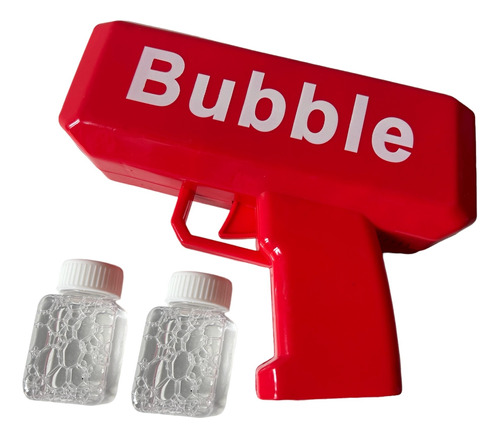 Pistola Lanza Burbujas Bubble Gun A Pilas Automática Verano 