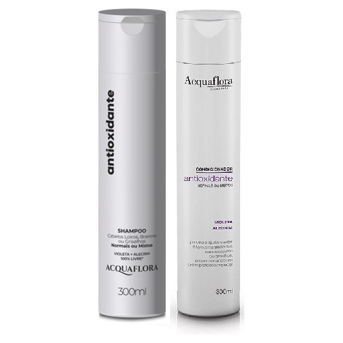 Acquaflora Kit Antioxidante Normais A Mistos Shampoo E Condi