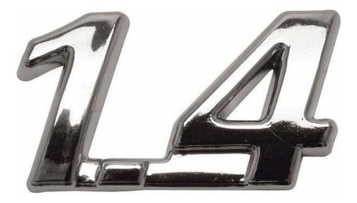 Emblema 1.4 Fire 2004 A 2010 Cromado