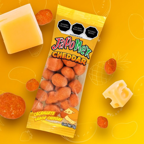 Cacahuates Japomex Cheddar