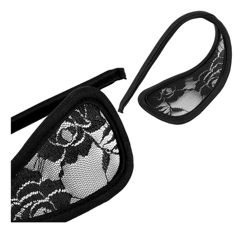 4pz Sexy Tanga Invisible C String Lencería Mujer Encaje Flor