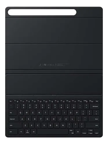 Teclado Funda Slim Para Samsung Galaxy Tab S9 Fe 12.4 Color Negro