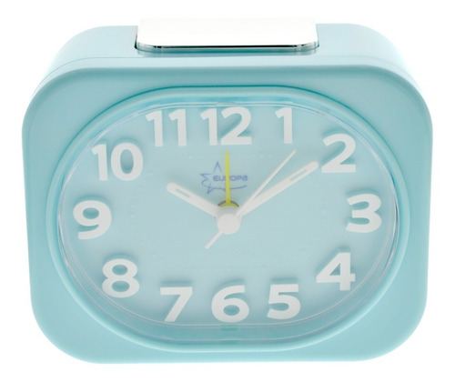 Imagen 2 de 5 de Reloj Despertador Europa Con Luz Acrílico Doble Alarma