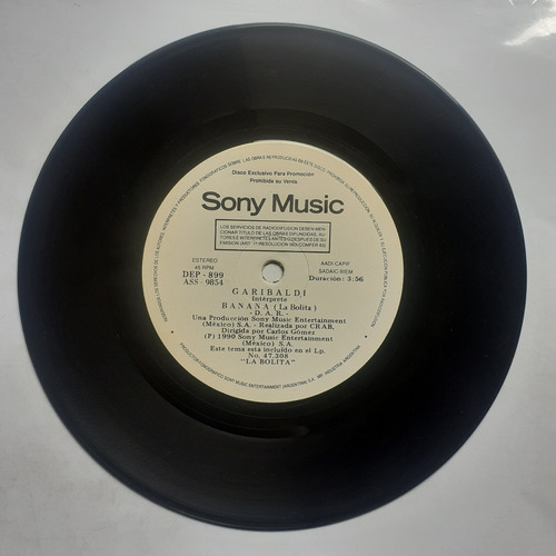 Vinilo Simple - Garibaldi (banana - La Bolita) (Usado)