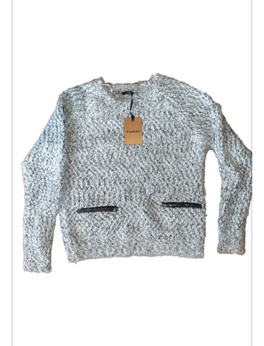 Sweater Tucci Blanco Y Negro. Talle M