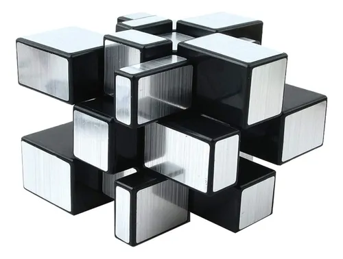 Cubo De Espejo Plateado, Juguete De Cubo De Rubik De 5,7 Cm