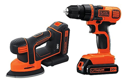 Black + Decker 20v Max Kit De Taladro / Destornillador Inalá