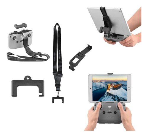 Suporte Tablet iPad Alça Controle Drone Dji Mavic Mini Rcn1 