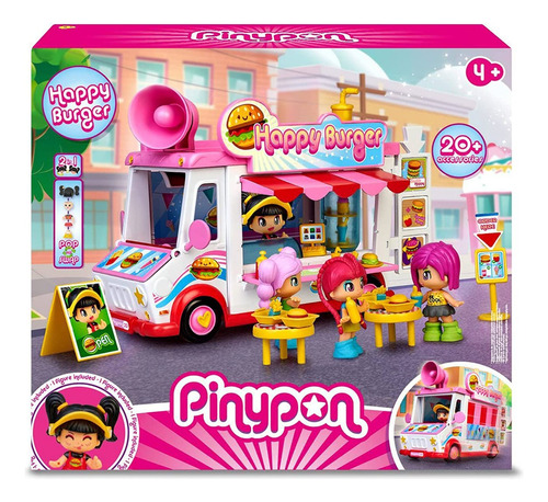 Pinypon Happy Burger | Camion De Hamburguesas Con Accesorios