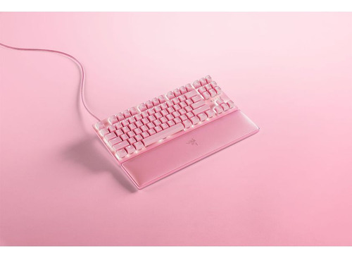 Teclado Gamer Razer Huntsman V2 Tkl Rgb Mecánico, Rosa