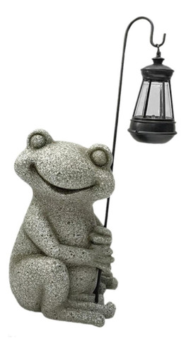 Jidihu Luz Solar De Rana,estatua De Rana Al Aire Libre Con