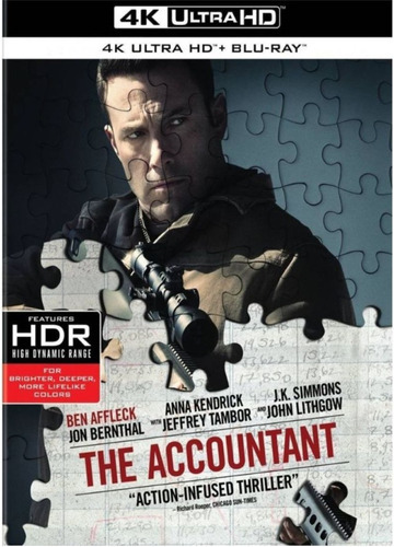 4K Ultra HD + Blu-ray The Accountant / El Contador