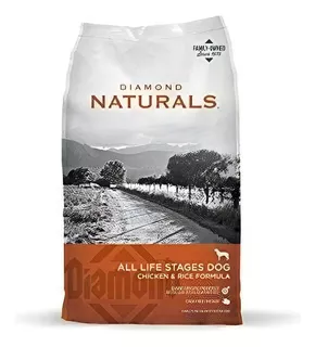 Alimento Diamond Naturals All Life Stages Dog para perro sabor pollo y arroz en bolsa de 18.14kg