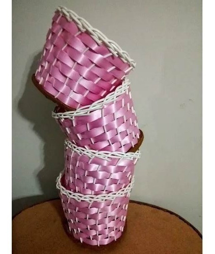 Cesta Corporativa Artesanal Navidad Arreglo 17cm 14cm Alto