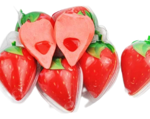 Gomita Blanda Forma De Frutilla
