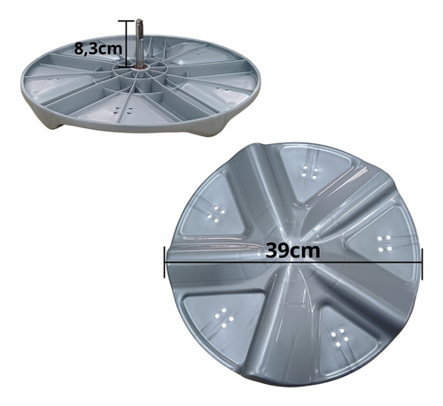 Acoplamento Cubo + Agitador Batedor Lavadora Mueler Big 13k