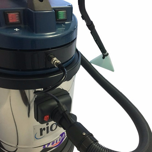 Lava Aspiradora Vestiduras Para Autolavado Maquina Industrial Inyección Succión Apollo Rio De Acero Inoxidable 35 Litros