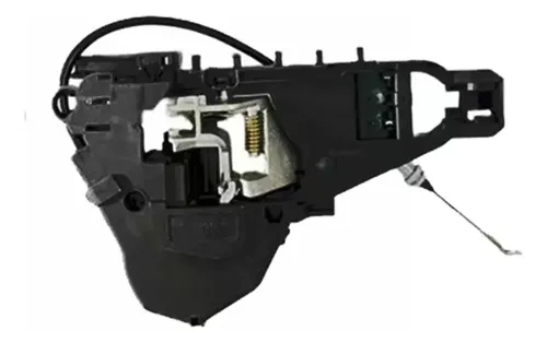 Manija De Puerta Exterior Delantera Izquierda Negra Para Nissan Altima | Con Sensor De Entrada Pasiva (keyless) | Fibra De Carbono