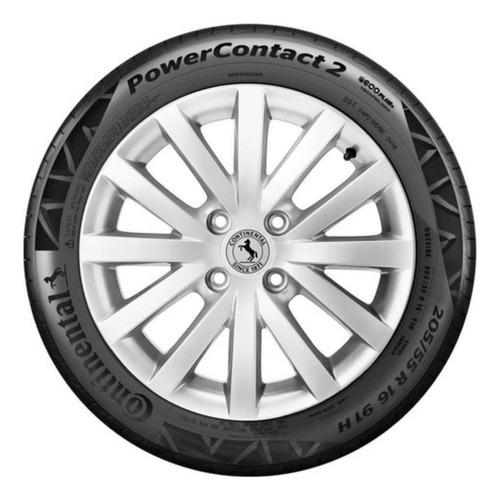 Llanta 195/55r16 87h Continental Powercontact 2 Índice De Velocidad H
