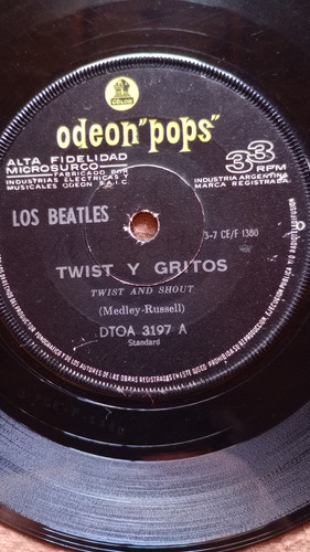 Vinilo Ep The Beatles Twist Y Gritos La Vi Parada Ahí 1964  