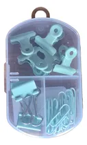 Comprar Set 15 Clips + 5 Pinzas + 3 Aprieta Papeles Pastel Neox
