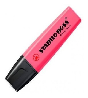 Caja Con 10 Marcatextos Stabilo Boss Rosa Fluorescente 70/56